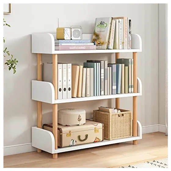 OSCHF Estantería abierta de madera – Blanco