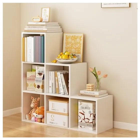 OSCHF Ladder Cube Bookcase – White