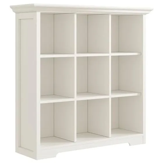 OSCHF Bücherregal mit Sockel – Weiß