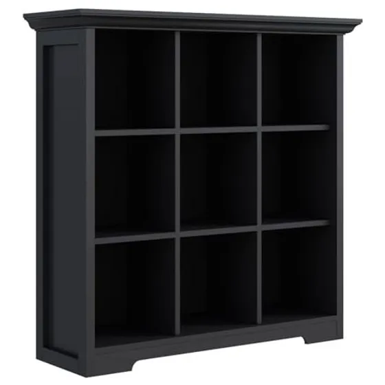 OSCHF Bücherregal mit Sockel – Schwarz