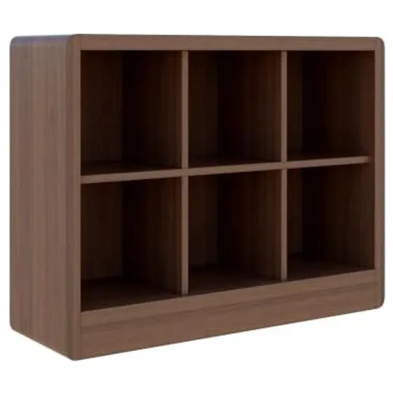 OSCHF Low Cube Bookcase – Walnut